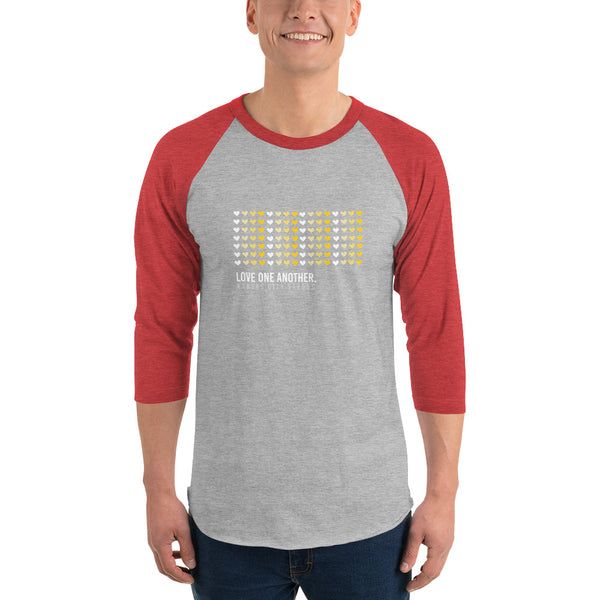 KC Strong Love One Another Unisex baseball raglan