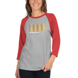 KC Strong Love One Another 3/4 sleeve raglan shirt Unisex