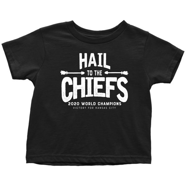 Hail to the Chiefs Toddler Shirt - White Lettering