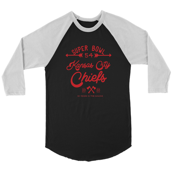 KC Tribe Original Unisex 3/4 Raglan