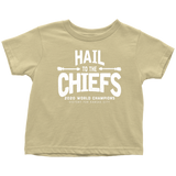 Hail to the Chiefs Toddler Shirt - White Lettering