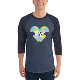 K4C 3/4 sleeve raglan shirt