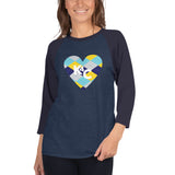 K4C 3/4 sleeve raglan shirt