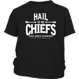 Hail to the Chiefs Youth Shirt - White Lettering